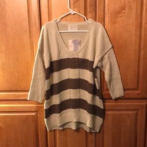 Oversized Striped pullover Sweater